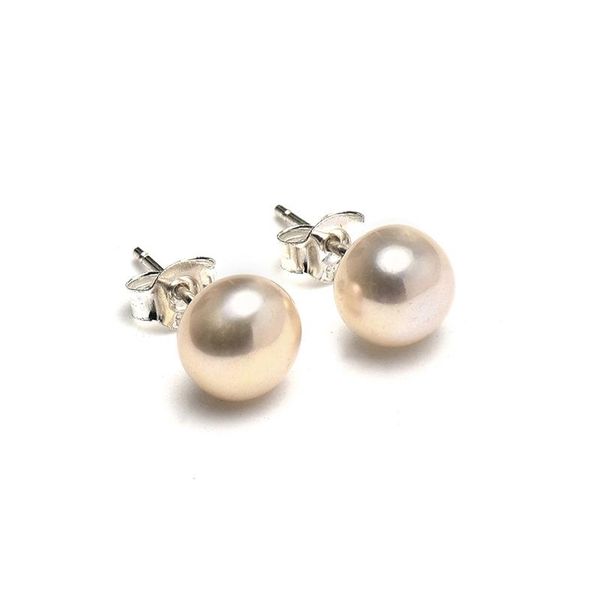 stud elegant round natural pearl earrings 925sterling silvers bread shape dazzling women engagement wedding graceful fashion, Golden;silver
stud elegant round natural pearl earrings 925sterling silvers bread shape dazzling women engagement wedding graceful fashion, Golden;silver