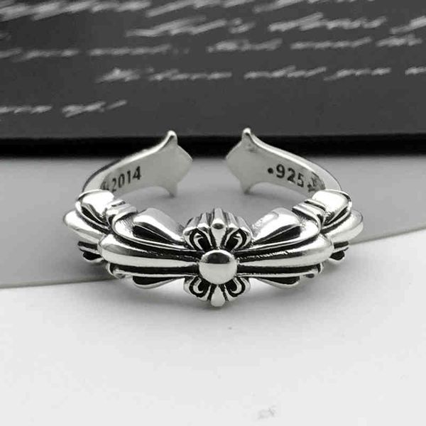 party favor chrome/hearts rings 925 sterling silver ch crosin cross opening ring men's and women's fashion personality t
party favor chrome/hearts rings 925 sterling silver ch crosin cross opening ring men's and women's fashion personality t