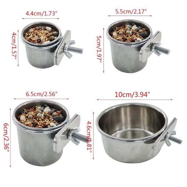 other bird supplies pet birds hanging cage bowl dish cup anti-turnover stainless steel feeding food drinking feeder for parakeet lovebird
other bird supplies pet birds hanging cage bowl dish cup anti-turnover stainless steel feeding food drinking feeder for parakeet lovebird