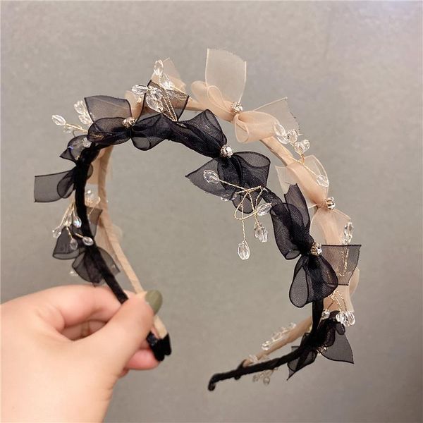 hair accessories fairy net yarn bowknot headband girl simple crystal thin pressed headdress for women fashion
hair accessories fairy net yarn bowknot headband girl simple crystal thin pressed headdress for women fashion