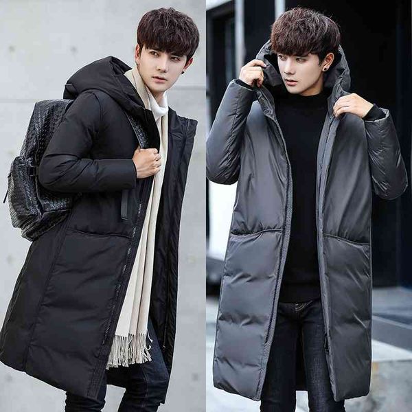 men's down jacket men's medium length 2021 new korean version tide brand thickened fashion trend winter coat, Black
men's down jacket men's medium length 2021 new korean version tide brand thickened fashion trend winter coat, Black