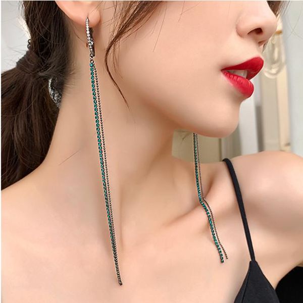 hoop & huggie jzbrand green crystal earrings for women fashion long tassel earring luxury ladies hyperbolic basketball hoops, Golden;silver
hoop & huggie jzbrand green crystal earrings for women fashion long tassel earring luxury ladies hyperbolic basketball hoops, Golden;silver