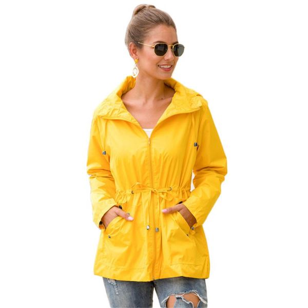 women's jackets climbing waterproof jacket women loose yellow 12 colors s-3xl plus size autumn fashion adjustable waist slim hooded coa, Black;brown
women's jackets climbing waterproof jacket women loose yellow 12 colors s-3xl plus size autumn fashion adjustable waist slim hooded coa, Black;brown
