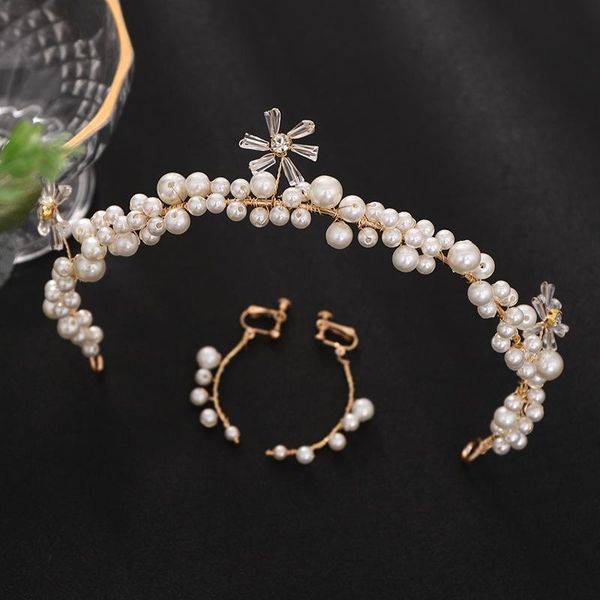 hair clips & barrettes faux pearl crystal hairband earrings set charming handmade headwear tassels eardrop bride wedding accrssories lb, Golden;silver
hair clips & barrettes faux pearl crystal hairband earrings set charming handmade headwear tassels eardrop bride wedding accrssories lb, Golden;silver