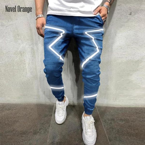 fashion skinny pencil jeans slim denim trouser mens mid waist spring summer striped casual pockets drop men's, Blue
fashion skinny pencil jeans slim denim trouser mens mid waist spring summer striped casual pockets drop men's, Blue
