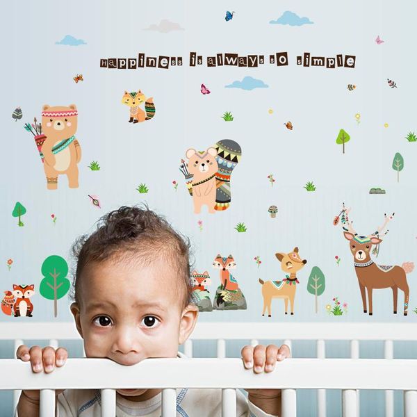 wall stickers cartoon animal family mural art home decor for living room bedroom waterproof wallpaper
wall stickers cartoon animal family mural art home decor for living room bedroom waterproof wallpaper