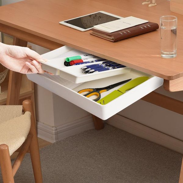 storage drawers self-adhesive under desk drawer hidden box makeup organizer self stick school stationery case pencil tray pen holder
storage drawers self-adhesive under desk drawer hidden box makeup organizer self stick school stationery case pencil tray pen holder