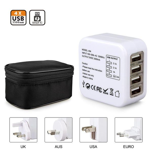 smart power plugs muslim portabletravel adapter charger with 4 usb universal plug for all socket phone trip 404
smart power plugs muslim portabletravel adapter charger with 4 usb universal plug for all socket phone trip 404