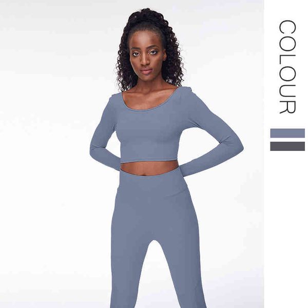 2021 new yoga clothes fitness clothes women's tight elastic backless running yoga long sleeves, White;black
2021 new yoga clothes fitness clothes women's tight elastic backless running yoga long sleeves, White;black