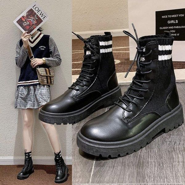 boots women's wild thick-soled children british style short fashion personality trend comfort, Black
boots women's wild thick-soled children british style short fashion personality trend comfort, Black