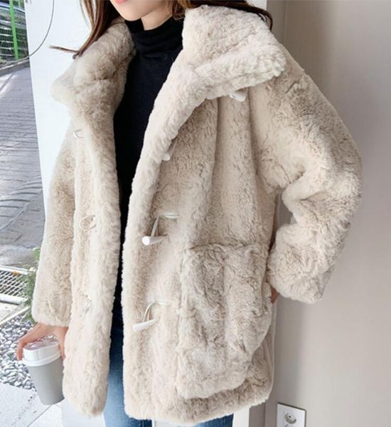 women's fur & faux autumn and winter lamb coat female stand-up collar mid-length lazy style horn button imitation rex, Black
women's fur & faux autumn and winter lamb coat female stand-up collar mid-length lazy style horn button imitation rex, Black
