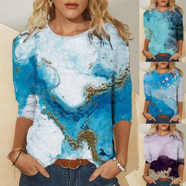 women's t-shirt plus size summer style positioning printing round neck slim slimming printed women, White
women's t-shirt plus size summer style positioning printing round neck slim slimming printed women, White