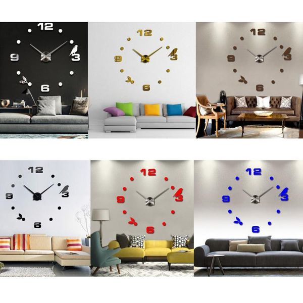 wall clocks modern silent quartz decorative clock non-ticking diy mirror big watch pick
wall clocks modern silent quartz decorative clock non-ticking diy mirror big watch pick