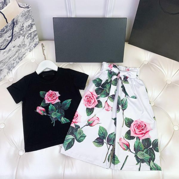 clothing sets high end children's baby girl 2021 girls flower t-shirt with casual wide leg pants, White
clothing sets high end children's baby girl 2021 girls flower t-shirt with casual wide leg pants, White