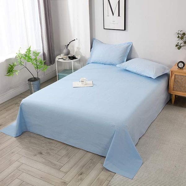 bedding sets simple cotton bed sheet twin full king single double size blue flat pillowcase solid bedclothes
bedding sets simple cotton bed sheet twin full king single double size blue flat pillowcase solid bedclothes
