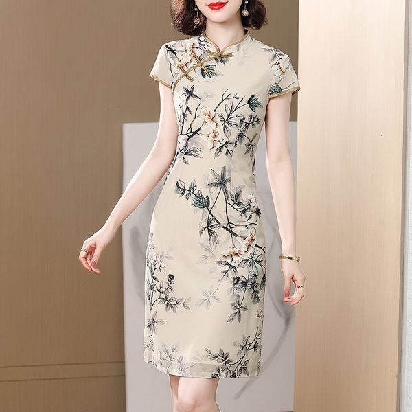 luxury casual dresses 2021 summer china snow spinning stand collar imitation cheongsam dr show thin temperament fashion bag hip skirt, Black;gray
luxury casual dresses 2021 summer china snow spinning stand collar imitation cheongsam dr show thin temperament fashion bag hip skirt, Black;gray