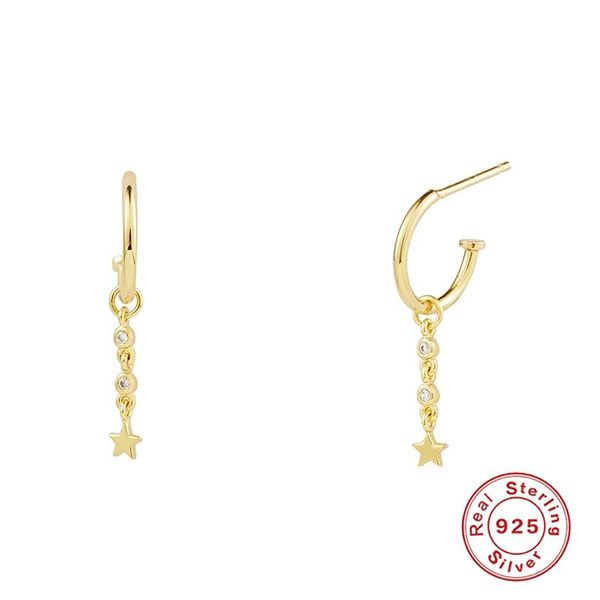 stud aide 925 silver earring jewelry cute star earrings for women girls valentine's day puncture pendientes fine, Golden;silver
stud aide 925 silver earring jewelry cute star earrings for women girls valentine's day puncture pendientes fine, Golden;silver