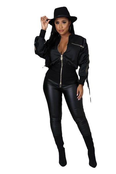 women's jackets acket women autumn winter 2021 drawstring corset waist double zippers long sleeve slim fashion lady coats streetwear, Black;brown
women's jackets acket women autumn winter 2021 drawstring corset waist double zippers long sleeve slim fashion lady coats streetwear, Black;brown