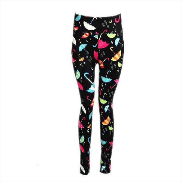mommy daughter children girls umbrella leggings, Black