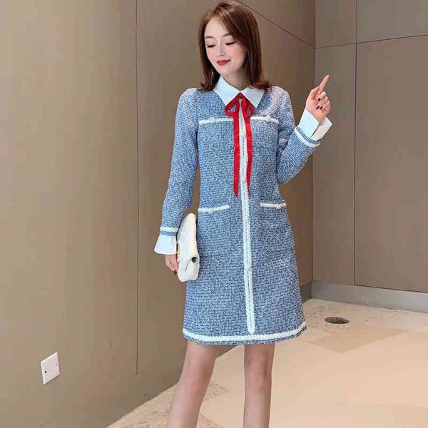 autumn woolen bowknot frizzy sleeve pocket tempers dress fine women clothes quality fashion, Black;gray
autumn woolen bowknot frizzy sleeve pocket tempers dress fine women clothes quality fashion, Black;gray