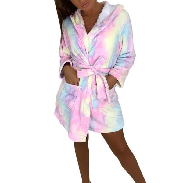 winter warm flannel bathrobe women's knee-length robe soft thick kimono bride rainbow robes dressing bridesmaid gown sleepwear, Black;red
winter warm flannel bathrobe women's knee-length robe soft thick kimono bride rainbow robes dressing bridesmaid gown sleepwear, Black;red