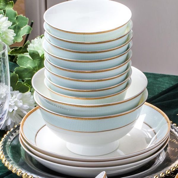dishes & plates simple european plate sets ceramic bowls bone china dinner dessert household modern platos tableware df50pz
dishes & plates simple european plate sets ceramic bowls bone china dinner dessert household modern platos tableware df50pz