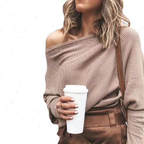 womens sweater autumn streetwear women solid color off shoulder long sleeve loose leisure knitted pullover drop, White;black
womens sweater autumn streetwear women solid color off shoulder long sleeve loose leisure knitted pullover drop, White;black