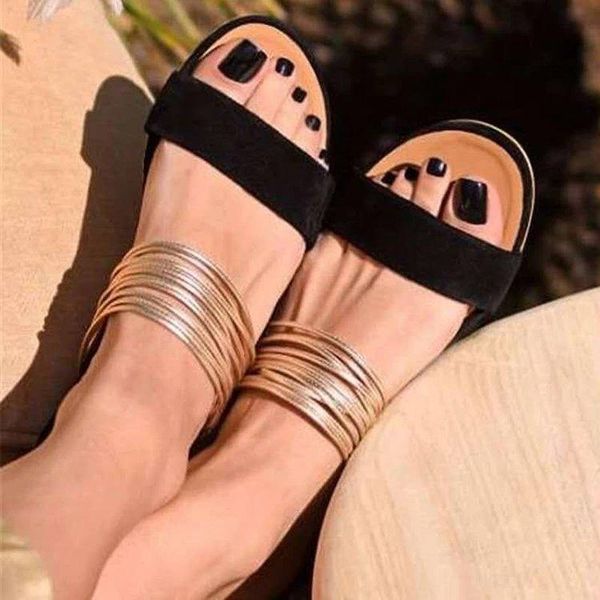 women's sandals shoes large size fashionable and versatile slippers personality trend comfortable, Black
women's sandals shoes large size fashionable and versatile slippers personality trend comfortable, Black