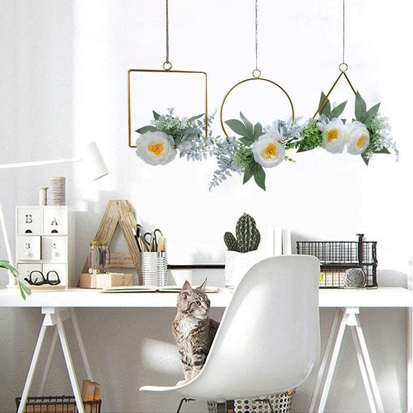 decorative flowers & wreaths floral hoop wreath set of 3 hanging garland artificial metal ring for wedding nursery wall decor
decorative flowers & wreaths floral hoop wreath set of 3 hanging garland artificial metal ring for wedding nursery wall decor