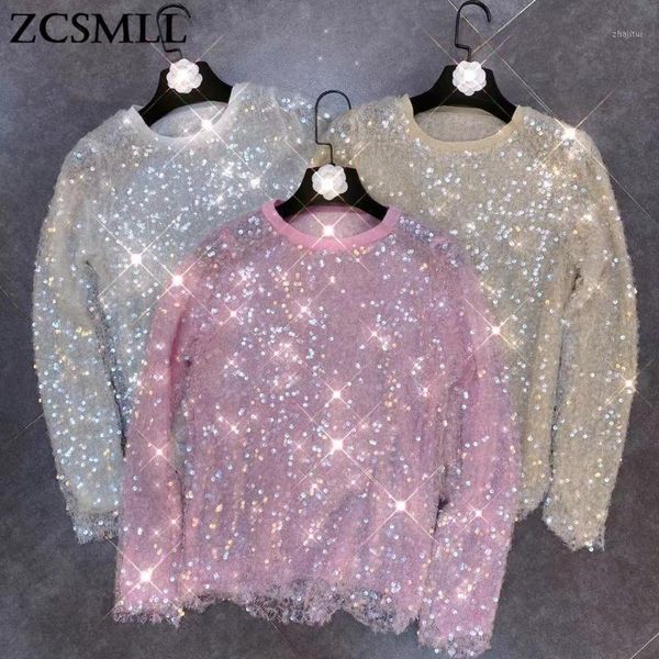 spring round neck long sleeve double stitching sequins sparkle temperament women's sweaters fashion, White;black
spring round neck long sleeve double stitching sequins sparkle temperament women's sweaters fashion, White;black