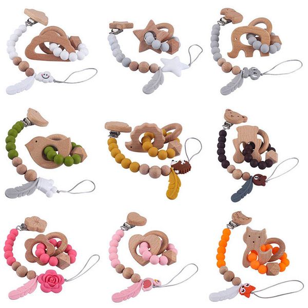 newborn pacifier holders baby clips weaning teething beads pacifiers chain natural wooden flower silicone teether infant feeding toys kids c
newborn pacifier holders baby clips weaning teething beads pacifiers chain natural wooden flower silicone teether infant feeding toys kids c