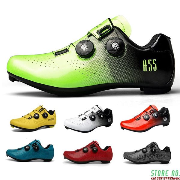 cycling footwear road shoes professional cleat spd pedal racing bike flat bicycle sneakers men, Black
cycling footwear road shoes professional cleat spd pedal racing bike flat bicycle sneakers men, Black