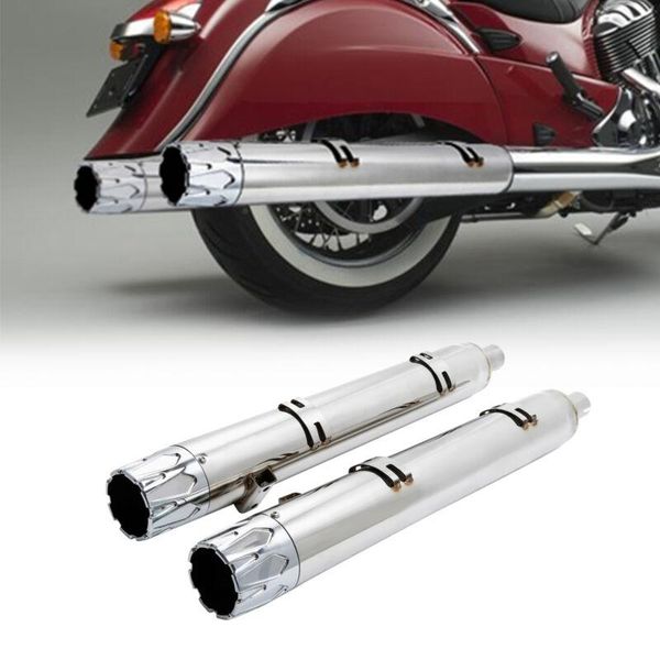 motorcycle exhaust system 4" slip on muffler pipes for chieftain dark horse roadmaster springfield chief classic vintage
motorcycle exhaust system 4" slip on muffler pipes for chieftain dark horse roadmaster springfield chief classic vintage