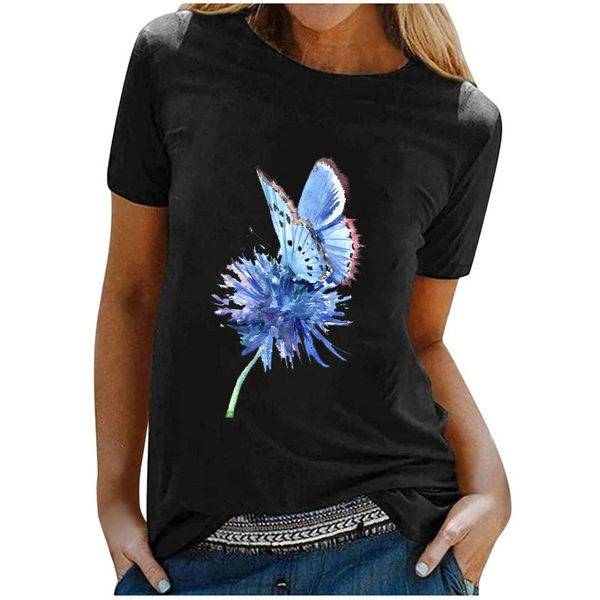 fashion women t-shirt butterfly print female casual loose 90s girls short sleeve tee shirts woman #t1g women's, White
fashion women t-shirt butterfly print female casual loose 90s girls short sleeve tee shirts woman #t1g women's, White