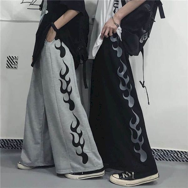 women's pants & capris men's and women's printed wide leg pants, harajuku style casual retro dark, personalized flame, korean, Black;white
women's pants & capris men's and women's printed wide leg pants, harajuku style casual retro dark, personalized flame, korean, Black;white