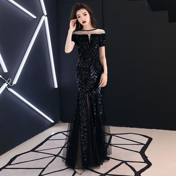 party dresses 2021 black sequins mermaid evening long elegant off the shoulder gown v-neck formal dress vestidos de fiesta, White;black
party dresses 2021 black sequins mermaid evening long elegant off the shoulder gown v-neck formal dress vestidos de fiesta, White;black