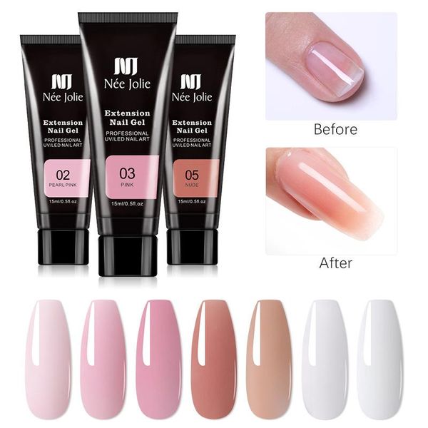 nail gel 15ml painless for extension acrylic quick building art uv transparent solid paperless nails polish, Red;pink
nail gel 15ml painless for extension acrylic quick building art uv transparent solid paperless nails polish, Red;pink