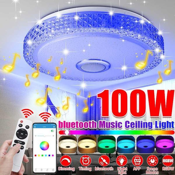 ceiling lights 100w led home rgb dimmable app bluetooth music light ac110-260v bedroom lamps smart lamp+remote control
ceiling lights 100w led home rgb dimmable app bluetooth music light ac110-260v bedroom lamps smart lamp+remote control
