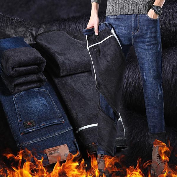 men's jeans winter men black blue straight slim fit stretch thick velvet man pants warm mens casual fleece denim trousers
men's jeans winter men black blue straight slim fit stretch thick velvet man pants warm mens casual fleece denim trousers