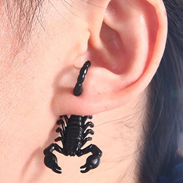 stud 1 pcs punk style gothic 3d animal metal scorpion ear earrings men women fashion jewelry, Golden;silver
stud 1 pcs punk style gothic 3d animal metal scorpion ear earrings men women fashion jewelry, Golden;silver