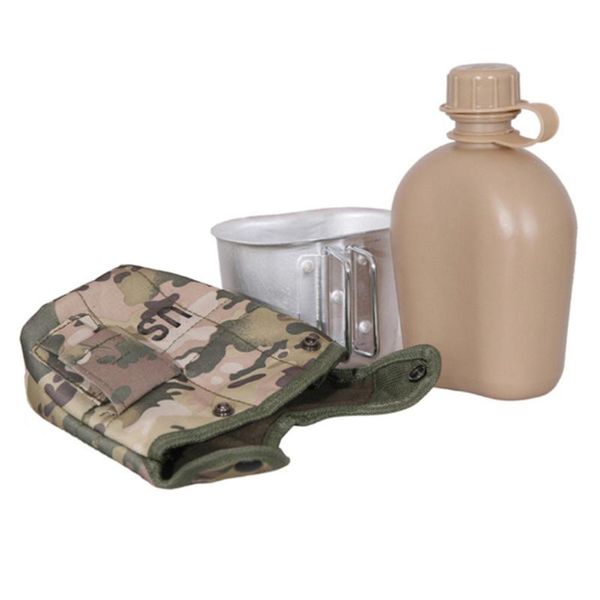 set water bottle kettle canteen with aluminum bowl and storage bag for hiking camping outdoors random color outdoor bags
set water bottle kettle canteen with aluminum bowl and storage bag for hiking camping outdoors random color outdoor bags