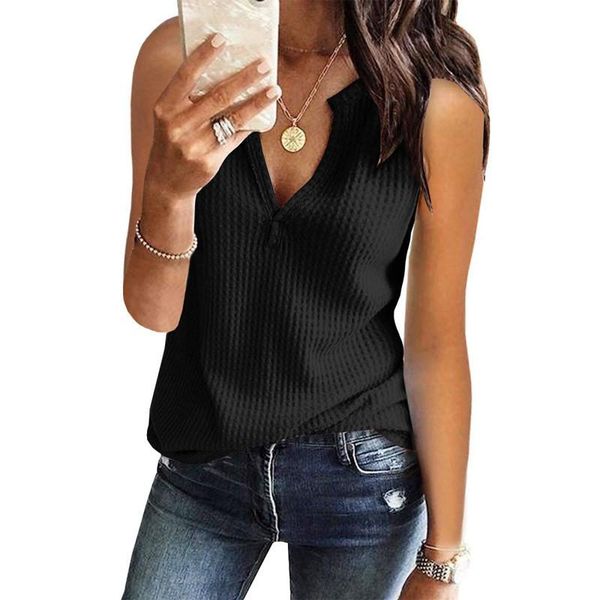 women's t-shirt knitted ladies spring and summer fashion sleeveless v-neck explosion solid color trend home basic female, White
women's t-shirt knitted ladies spring and summer fashion sleeveless v-neck explosion solid color trend home basic female, White