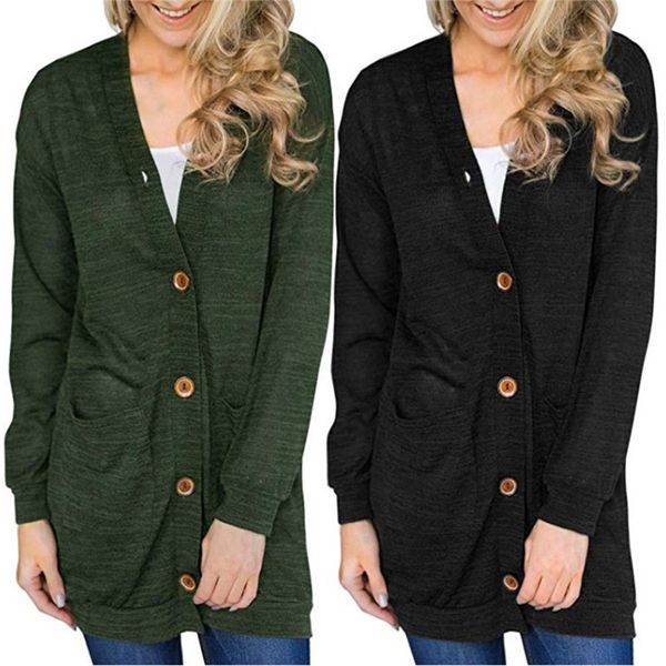 women's jackets women v neck long sleeve knitwear sweatshirt cardigan snap button open stitch outwear outfit 77j2, Black;brown
women's jackets women v neck long sleeve knitwear sweatshirt cardigan snap button open stitch outwear outfit 77j2, Black;brown