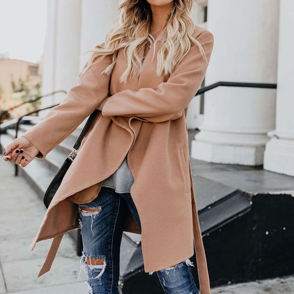 women's jackets coats autumn and winter lace up tweed medium length windbreaker female mds1, Black;brown
women's jackets coats autumn and winter lace up tweed medium length windbreaker female mds1, Black;brown