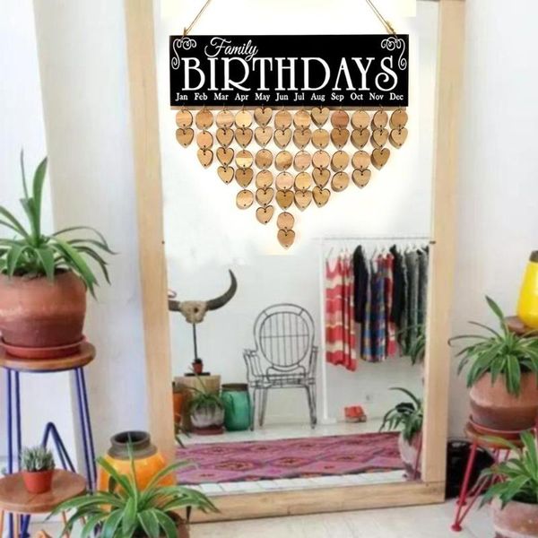 party decoration wooden birthday reminder board fashionable creative family decorative calendar ornament necessary gadgets
party decoration wooden birthday reminder board fashionable creative family decorative calendar ornament necessary gadgets