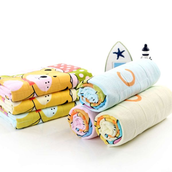 handkerchief double layer cotton gauze printed general cartoon pattern facial towel, White
handkerchief double layer cotton gauze printed general cartoon pattern facial towel, White