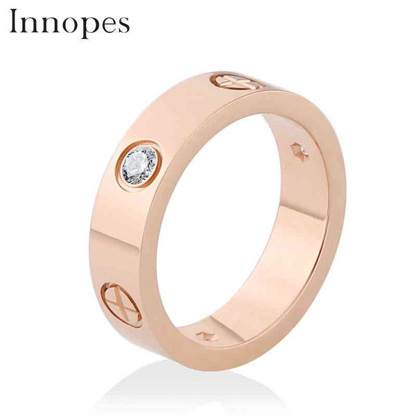 fashion zircon couple with stones cross screw for women men's wedding rings rose gold stainless steel jewelry boho, Silver
fashion zircon couple with stones cross screw for women men's wedding rings rose gold stainless steel jewelry boho, Silver