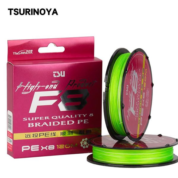 8 braid fishing line 120m multifilament pe strands japan high strength smooth 11-45lb wire
8 braid fishing line 120m multifilament pe strands japan high strength smooth 11-45lb wire