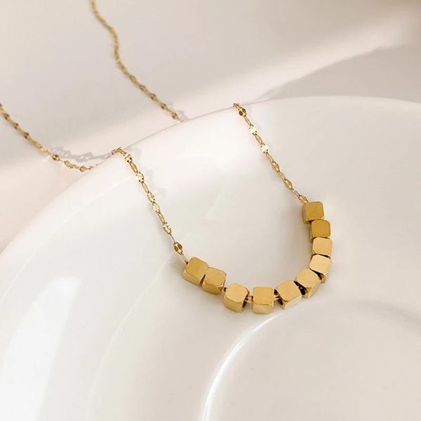 chains ghidbk trendy temperament multiple small square pendant necklace for women simple water-wave chain sweater necklaces jewelry, Silver
chains ghidbk trendy temperament multiple small square pendant necklace for women simple water-wave chain sweater necklaces jewelry, Silver