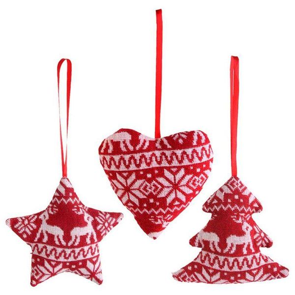 christmas decorations set of 3pcs suspension decoration suspended for tree - red
christmas decorations set of 3pcs suspension decoration suspended for tree - red